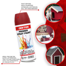 Load image into Gallery viewer, DEKTON 400ml Primer Spray Paint Red/Brown