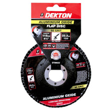 Load image into Gallery viewer, DEKTON 115mm Aluminium Oxide Flap Disc 60 Grit