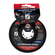 Load image into Gallery viewer, DEKTON 115mm Aluminium Oxide Flap Disc 40 Grit