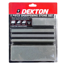 Load image into Gallery viewer, DEKTON 5PC Sharpening Stone Set