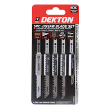Load image into Gallery viewer, DEKTON 5PC Jigsaw Blade B & D Style Set