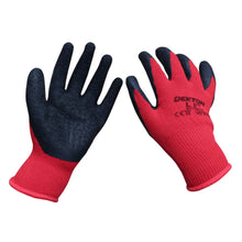 Load image into Gallery viewer, DEKTON Size 9/L Heavy Duty Professional Grade Latex Coated Working Gloves