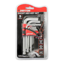Load image into Gallery viewer, DEKTON 9PC Ball End Short Hex Key Set