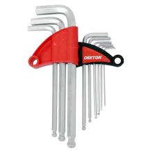 Load image into Gallery viewer, DEKTON 9PC Long Arm Ball End Hex Key Set