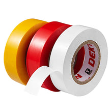 Load image into Gallery viewer, DEKTON 3PC PVC 13m Tape Set - Yellow, Red, White