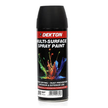 Load image into Gallery viewer, DEKTON 400ml Spray Paint Black Matt