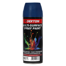 Load image into Gallery viewer, DEKTON 400ml Spray Paint Dark Blue