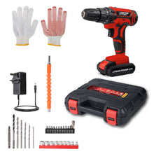 Load image into Gallery viewer, DEKTON 21V Cordless Drill Kit with Accessories