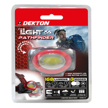 Load image into Gallery viewer, DEKTON PRO LIGHT XA55 Pathfinder Head Torch - 55 Lumens / 10m Distance