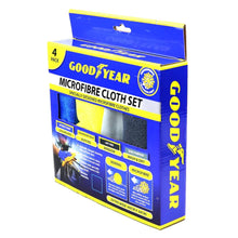 Load image into Gallery viewer, Goodyear 4PC Microfibre Cloth Set
