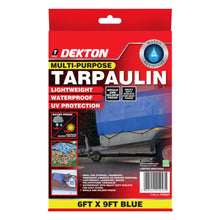 Load image into Gallery viewer, DEKTON Tarpaulin 6ft x 9ft 65 GSM - Blue