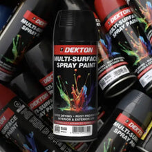 Load image into Gallery viewer, DEKTON 400ml Spray Paint Black Gloss