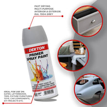 Load image into Gallery viewer, DEKTON 400ml Primer Spray Paint Grey