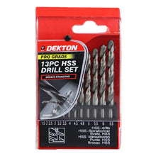 Load image into Gallery viewer, DEKTON 13PC HSS Drill Set Pro 1.5-6.5mm