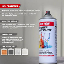 Load image into Gallery viewer, DEKTON 400ml Spray Paint Primer White