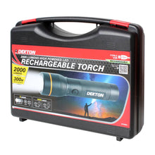 Load image into Gallery viewer, DEKTON PRO Light XP 2000 Rechargeable Torch - 2000 Lumens / 300m Distance