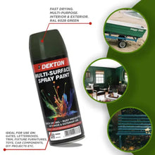 Load image into Gallery viewer, DEKTON 400ml Spray Paint Green