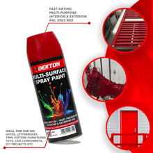 Load image into Gallery viewer, DEKTON 400ml Spray Paint Red