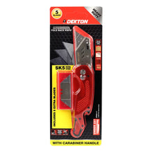 Load image into Gallery viewer, DEKTON Pro Fold Back Knife with Carabiner