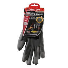 Load image into Gallery viewer, DEKTON Size 9/L Snug Fit PU Coated Working Gloves