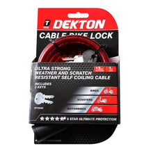 Load image into Gallery viewer, DEKTON 12mm x 1m Bike Lock