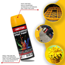 Load image into Gallery viewer, DEKTON 400ml Spray Paint Yellow