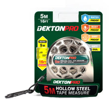 Load image into Gallery viewer, DEKTON Hollow Stainless Steel Tape Measure

