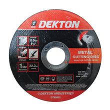 Load image into Gallery viewer, DEKTON 115mm Metal Cutting Disc - Ultra Thin Flat
