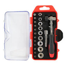 Load image into Gallery viewer, DEKTON 22PC Ratchet Wrench, Bit and Socket Set
