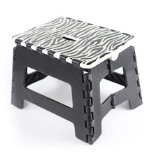 Load image into Gallery viewer, DEKTON 32cm Zebra Print Step Stool

