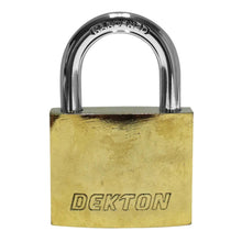 Load image into Gallery viewer, DEKTON 50mm Titanium Plated Iron Padlock
