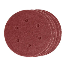 Load image into Gallery viewer, DEKTON 5PC Hook and Loop Orbital Sanding Discs 125mm - Extra Coarse 40 Grit
