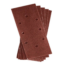 Load image into Gallery viewer, DEKTON 5PC Hook and Loop Sanding Sheets 93mm x 230mm - Medium 80 Grit
