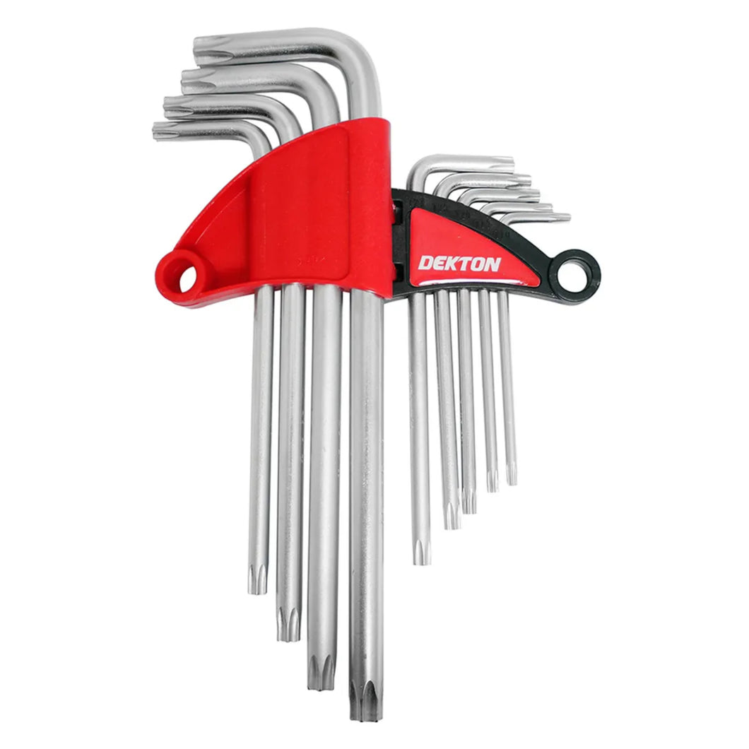 DEKTON 9PC Long Arm Torx Key Set