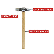 Load image into Gallery viewer, DEKTON 20mm Cross Pein Hammer Wooden Handle
