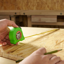 Load image into Gallery viewer, DEKTON HI VIS Green Soft Grip Auto-Lock Tape Measure 3m x 16mm
