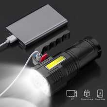 Load image into Gallery viewer, DEKTON Rechargeable Multifunction Spot Light 4 Beam
