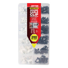 Load image into Gallery viewer, DEKTON 390PC Round Cable Clip Assortment
