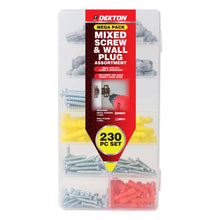Load image into Gallery viewer, DEKTON Screw &amp; Wall Plug Assortment
