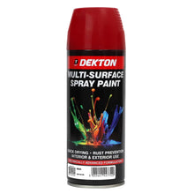 Load image into Gallery viewer, DEKTON 400ml Spray Paint Red
