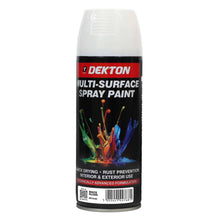 Load image into Gallery viewer, DEKTON 400ml Spray Paint White Gloss
