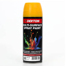 Load image into Gallery viewer, DEKTON 400ml Spray Paint Yellow
