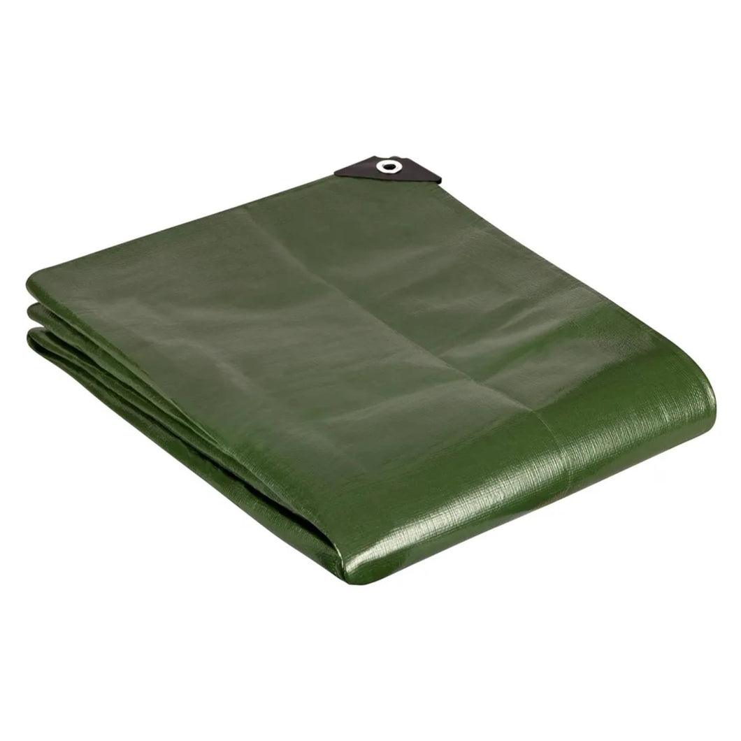 DEKTON Tarpaulin 12ft x 8ft 200 GSM PRO - Green