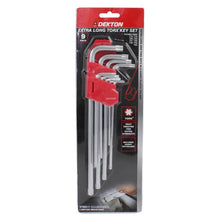 Load image into Gallery viewer, DEKTON Extra Long Torx Key Set
