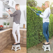 Load image into Gallery viewer, DEKTON Folding Step Stool - White
