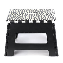 Load image into Gallery viewer, DEKTON 32cm Zebra Print Step Stool
