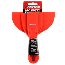 Load image into Gallery viewer, DEKTON 3PC Plastic Putty Knife Set
