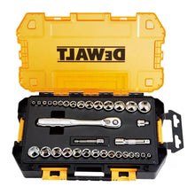 Load image into Gallery viewer, DeWalt Mechanics Socket Tool Set - 34 piece
