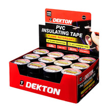 Load image into Gallery viewer, DEKTON 20m PVC Insulation Tape - Black
