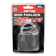 Load image into Gallery viewer, DEKTON 60mm Iron Padlock
